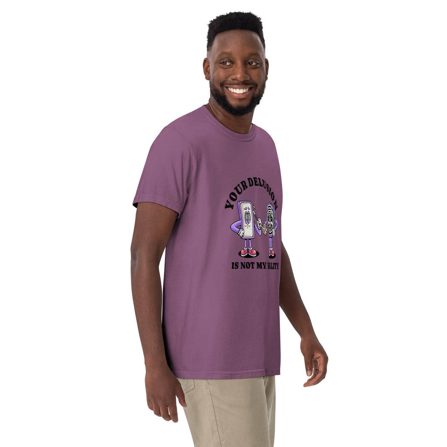 Unisex garment-dyed heavyweight t-shirt