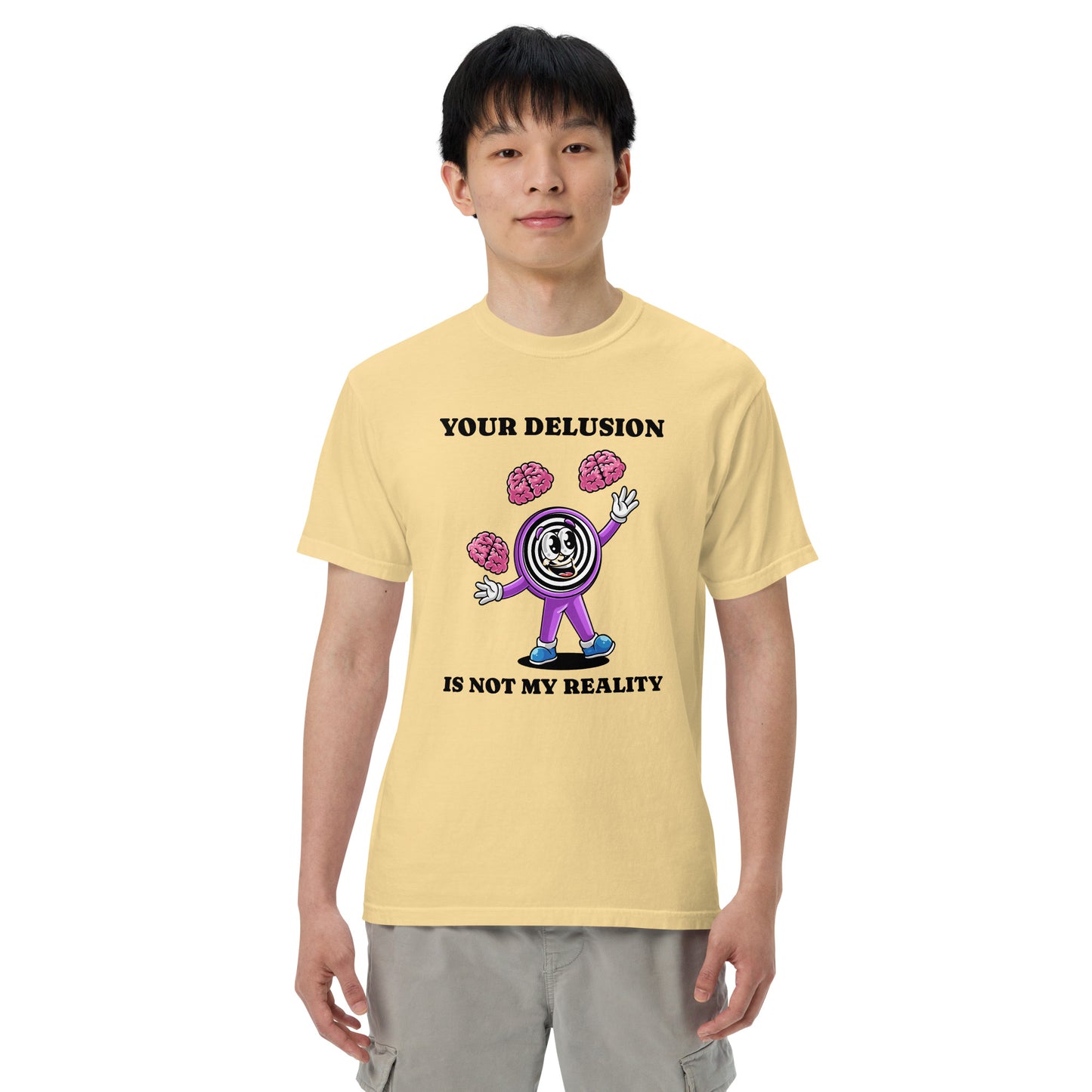 Unisex garment-dyed heavyweight t-shirt