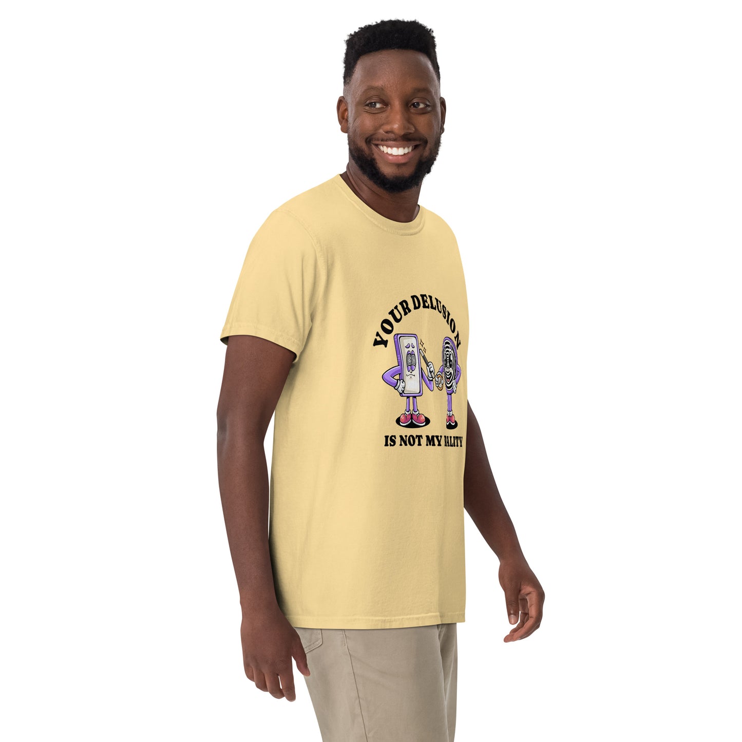 Unisex garment-dyed heavyweight t-shirt