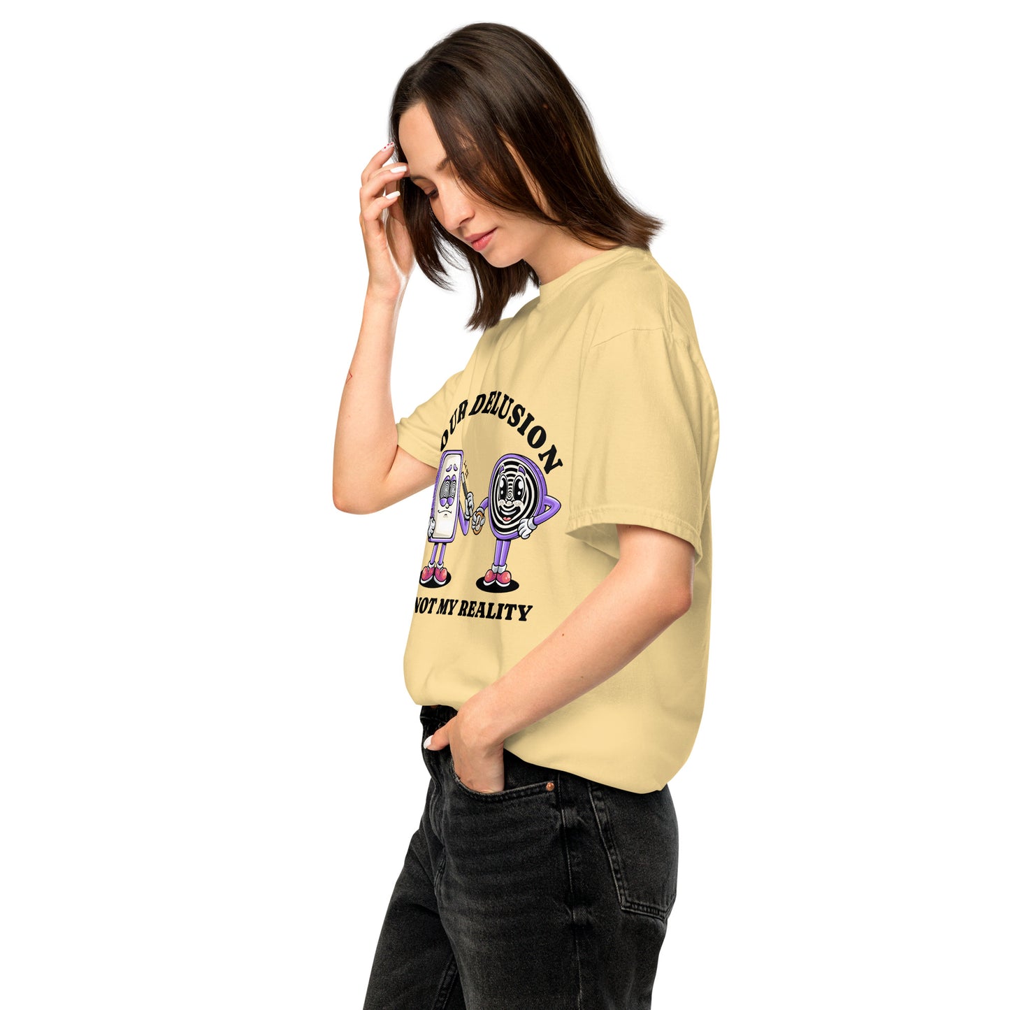 Unisex garment-dyed heavyweight t-shirt