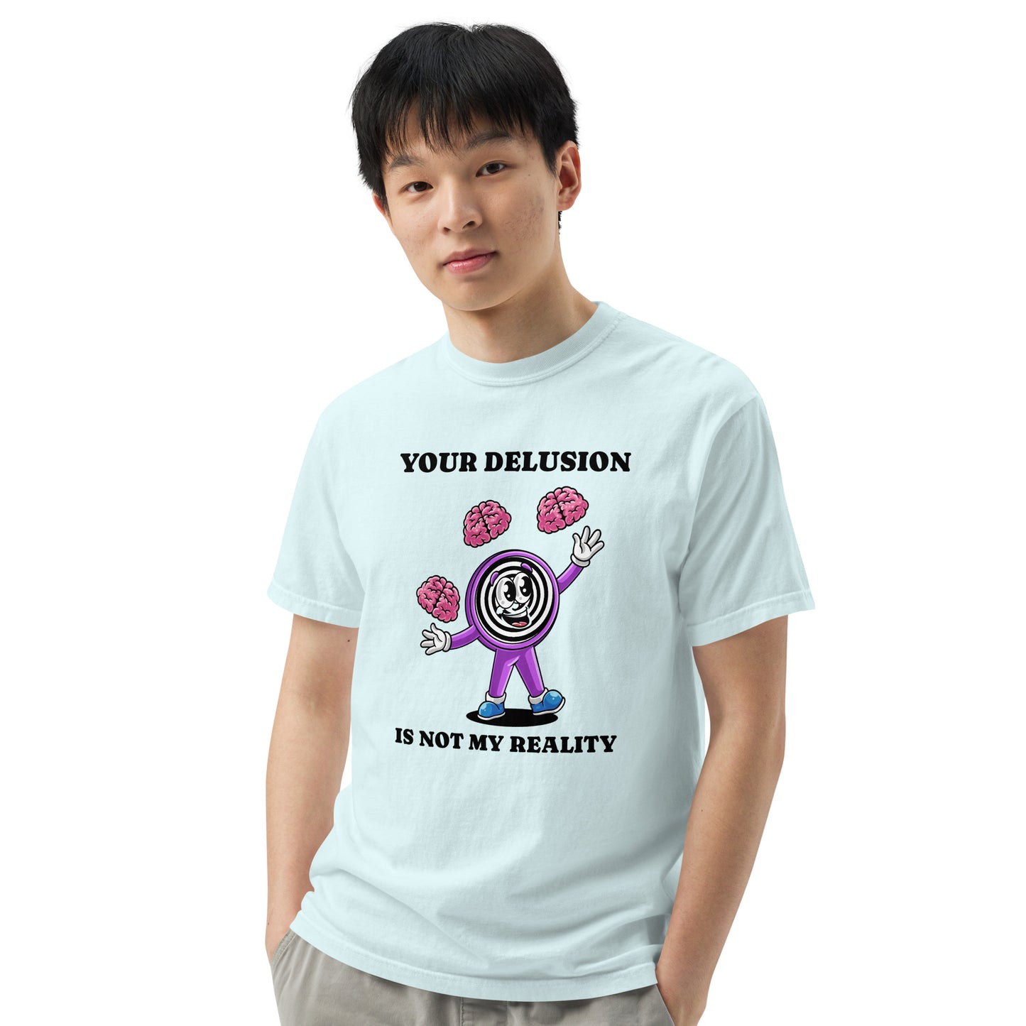 Unisex garment-dyed heavyweight t-shirt