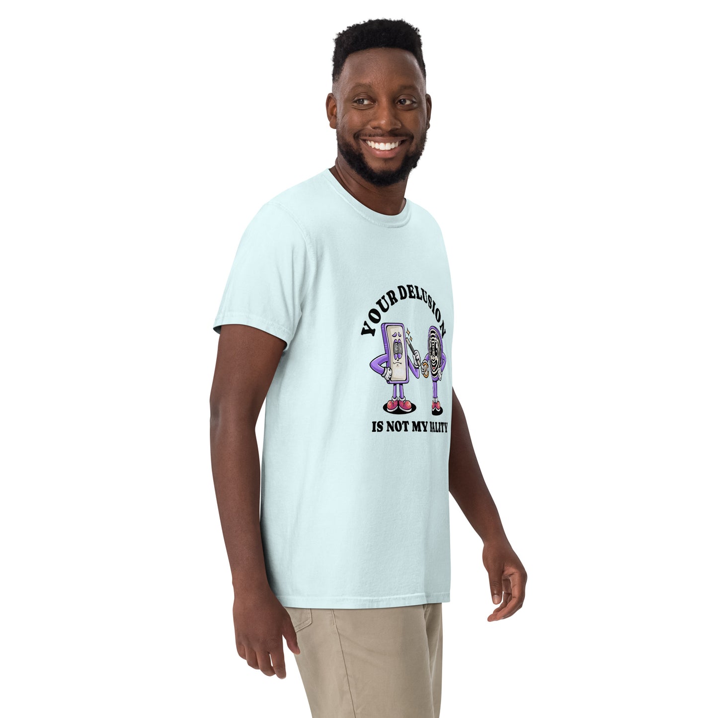 Unisex garment-dyed heavyweight t-shirt