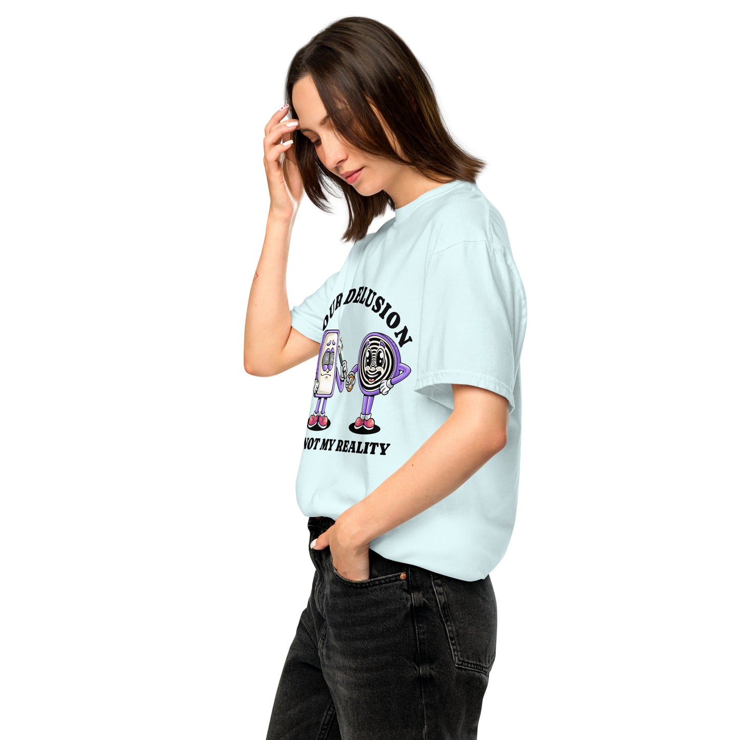 Unisex garment-dyed heavyweight t-shirt