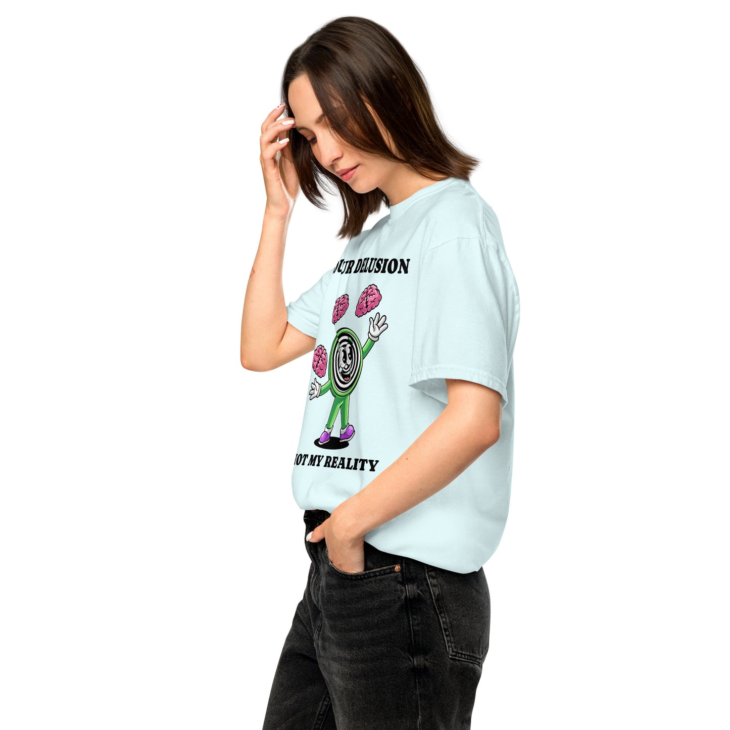 Unisex garment-dyed heavyweight t-shirt