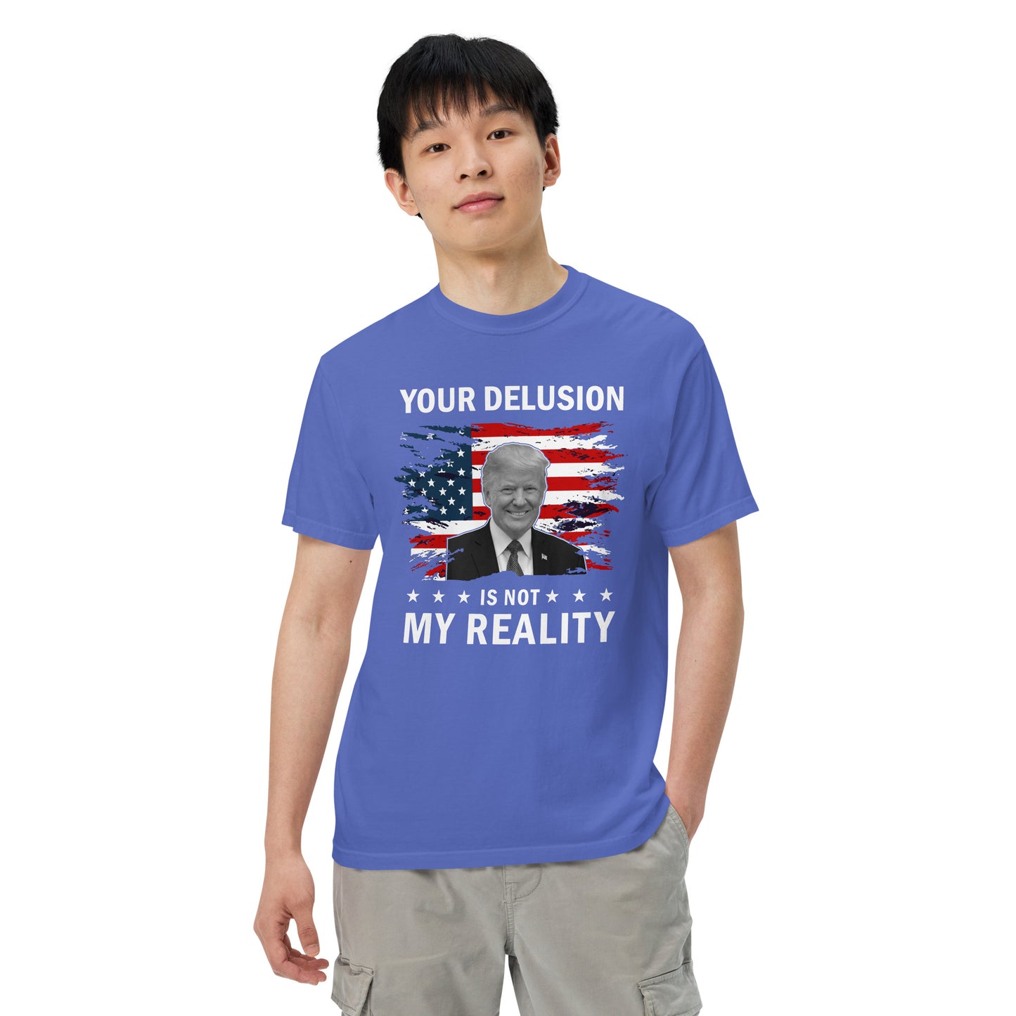 Unisex garment-dyed heavyweight t-shirt