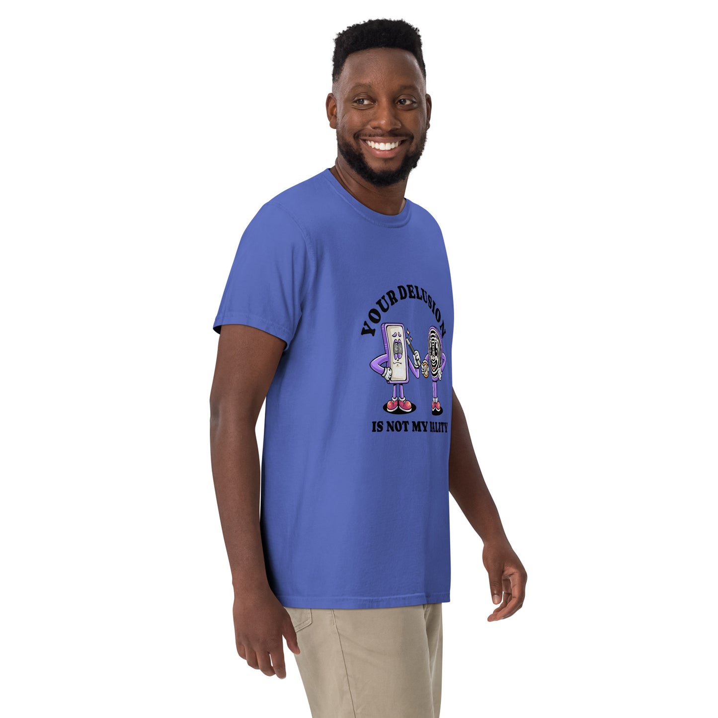 Unisex garment-dyed heavyweight t-shirt