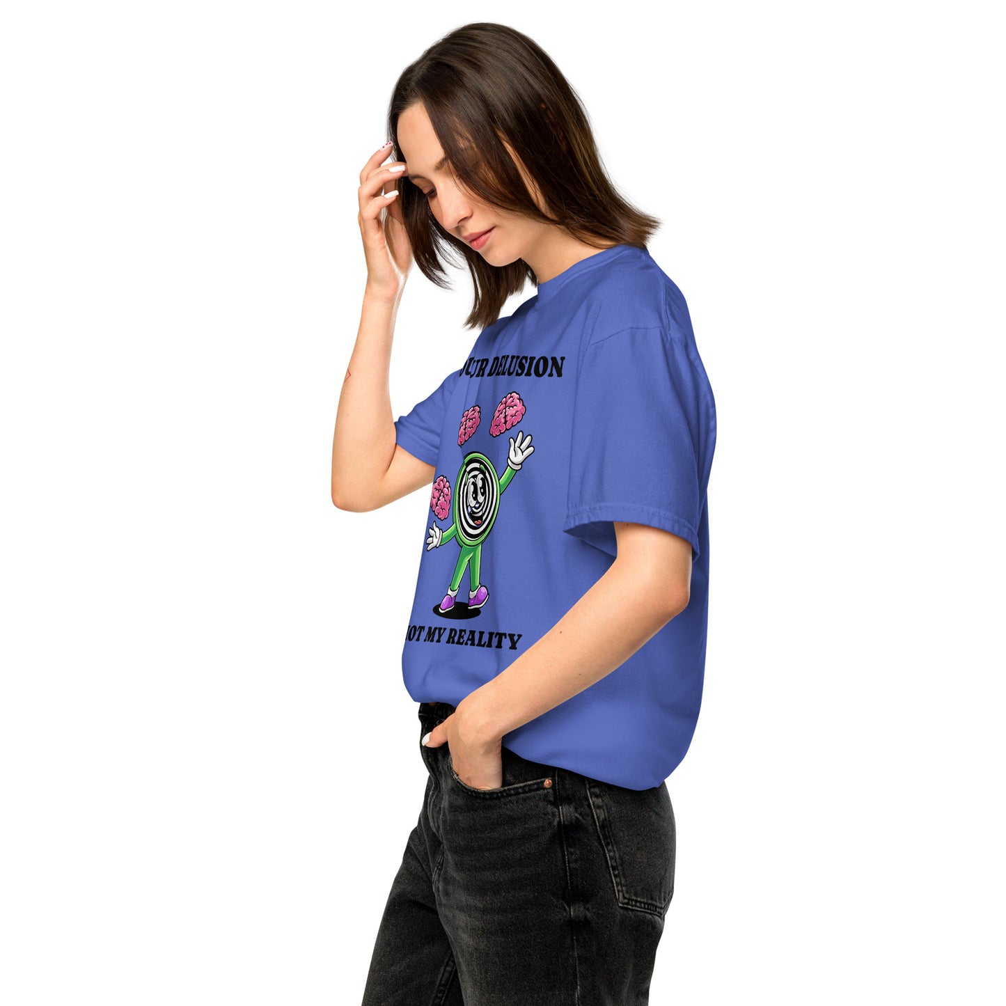 Unisex garment-dyed heavyweight t-shirt