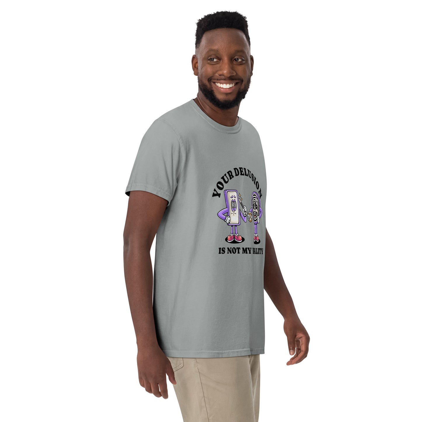 Unisex garment-dyed heavyweight t-shirt