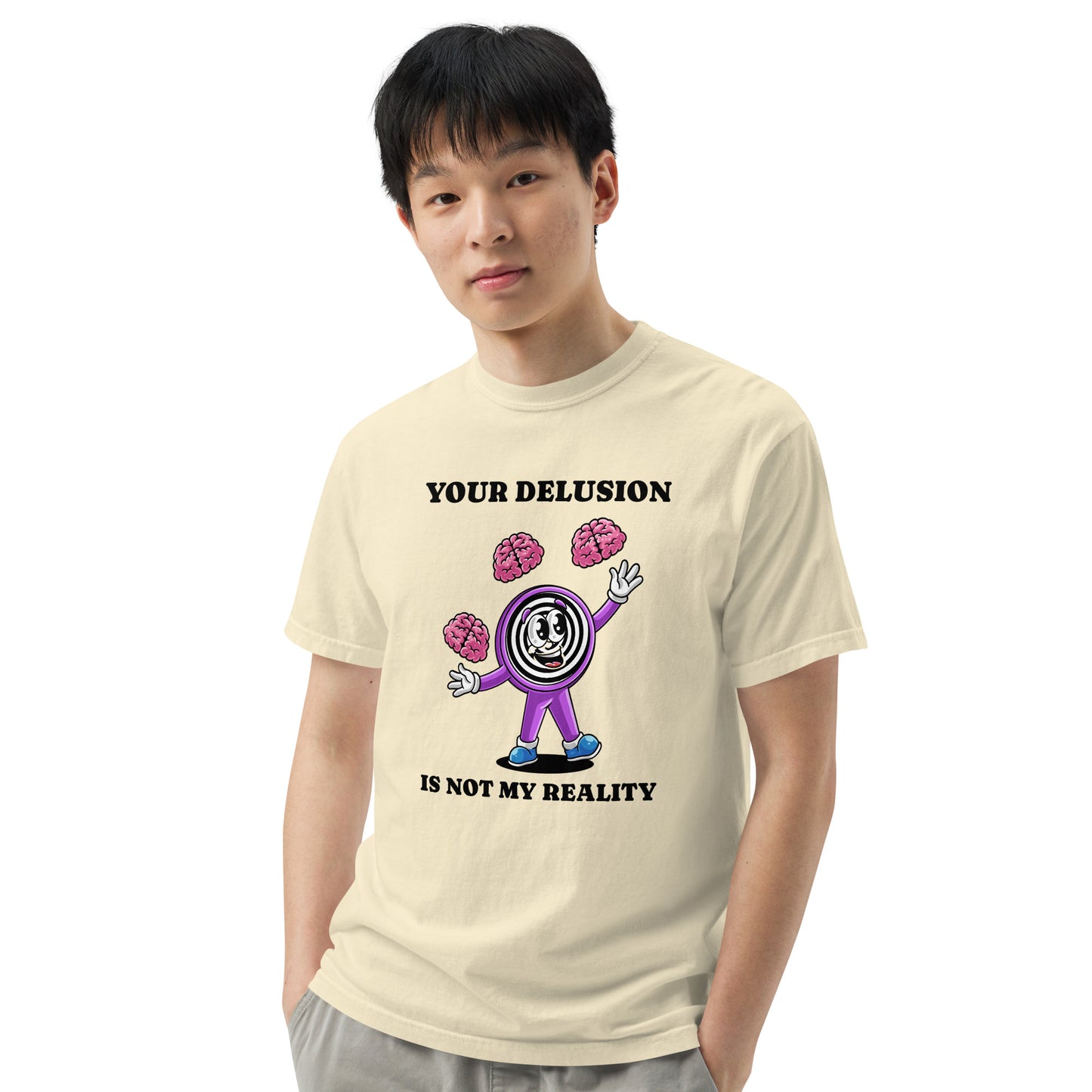Unisex garment-dyed heavyweight t-shirt