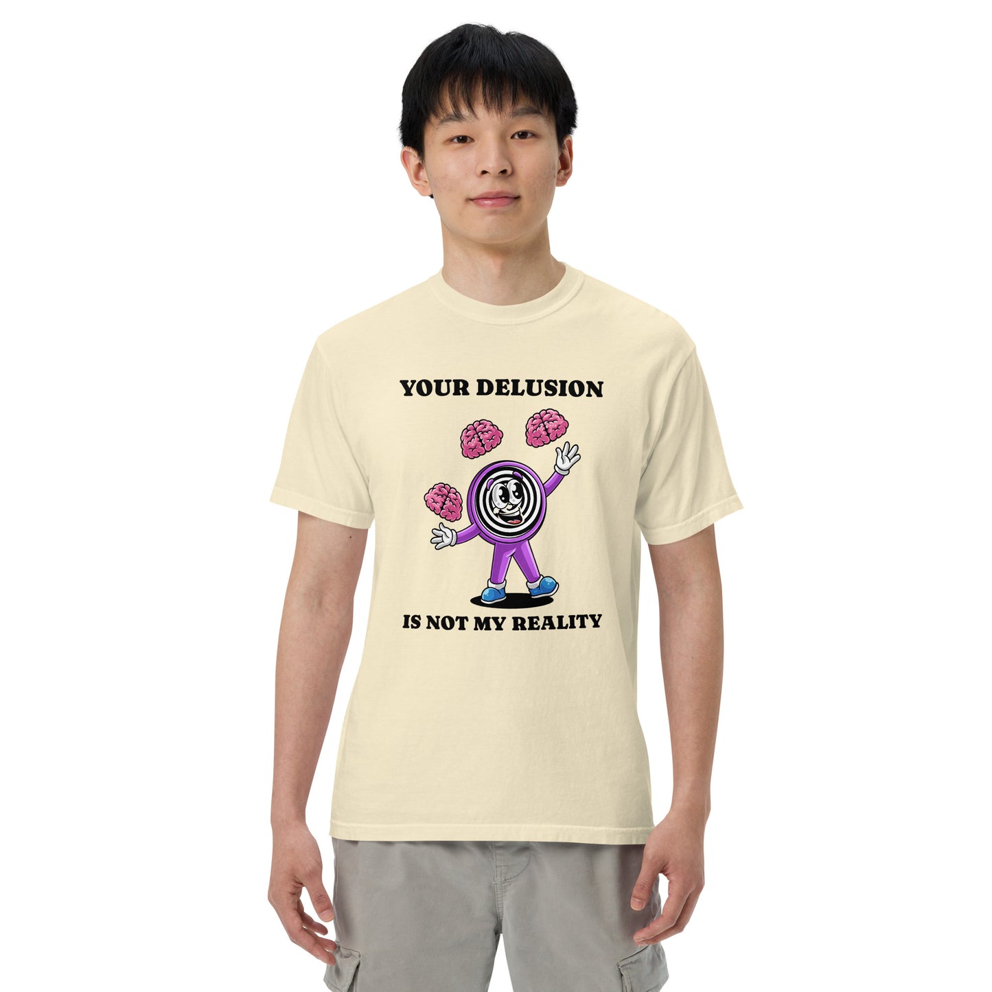 Unisex garment-dyed heavyweight t-shirt