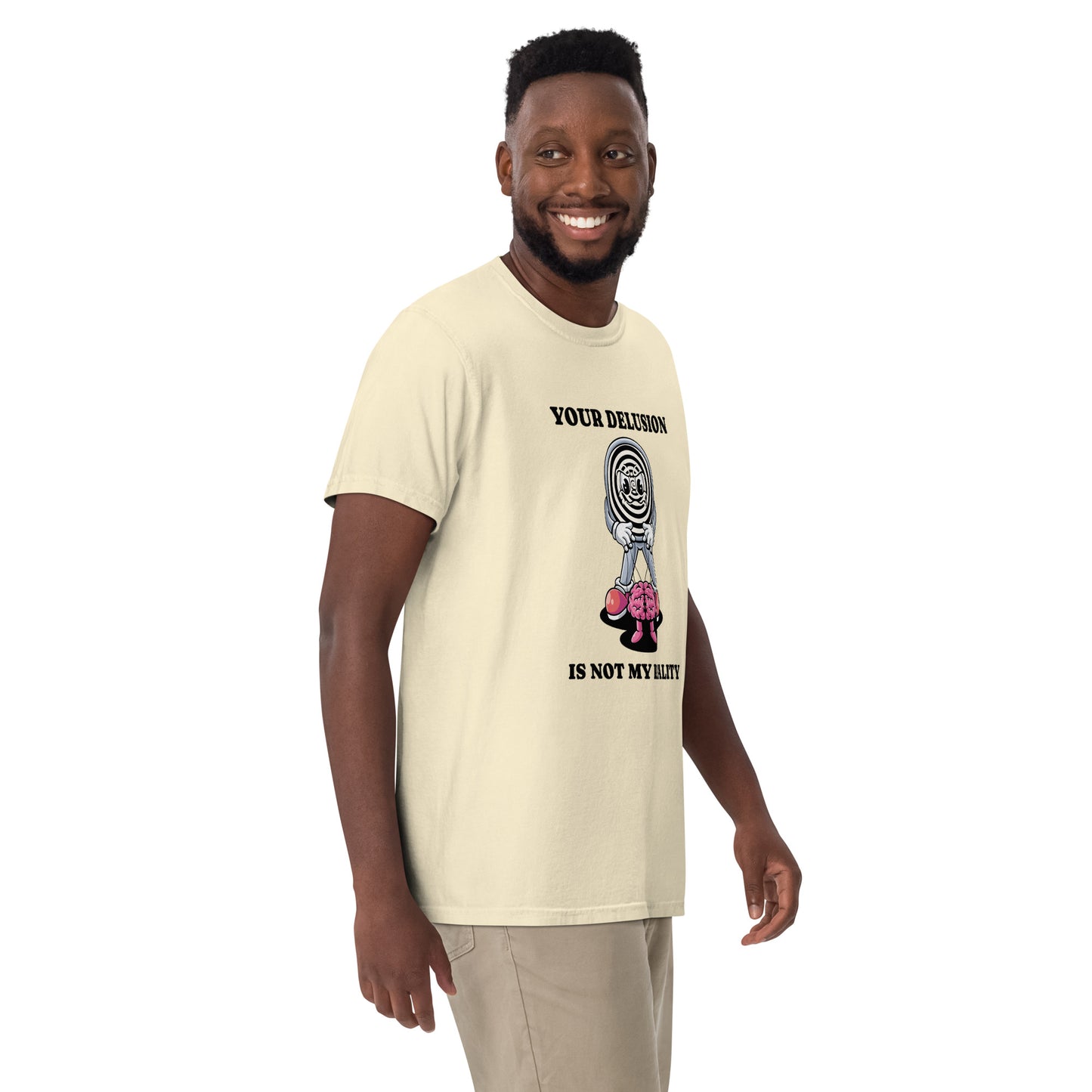 Unisex garment-dyed heavyweight t-shirt