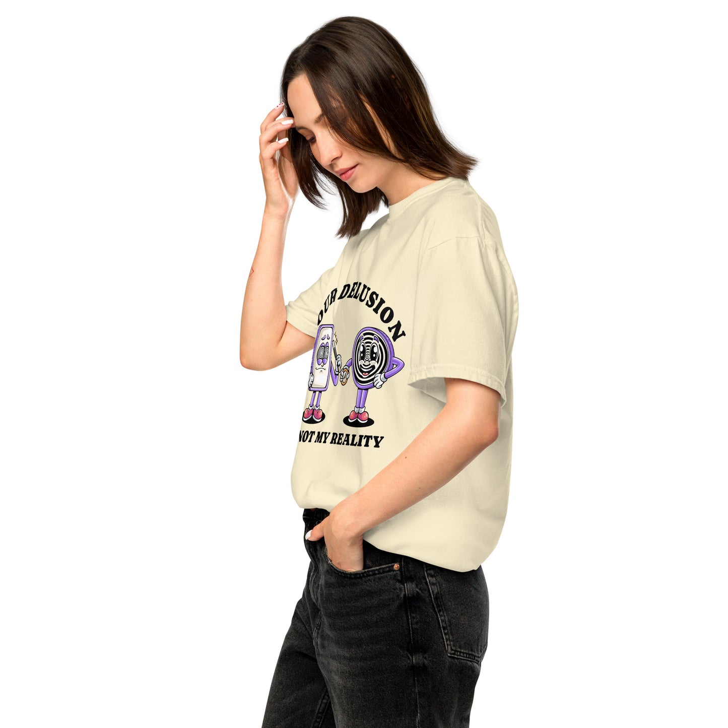 Unisex garment-dyed heavyweight t-shirt