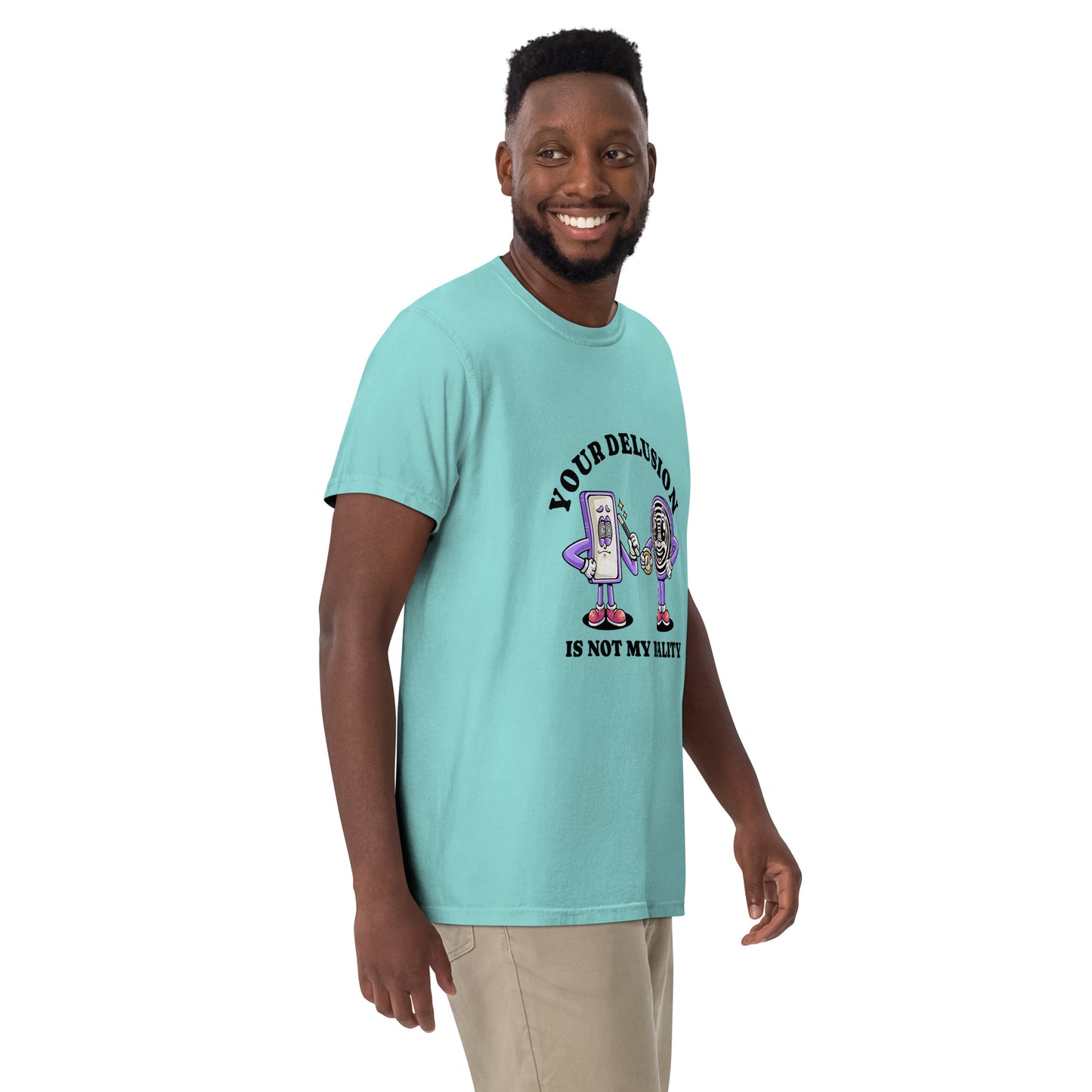 Unisex garment-dyed heavyweight t-shirt