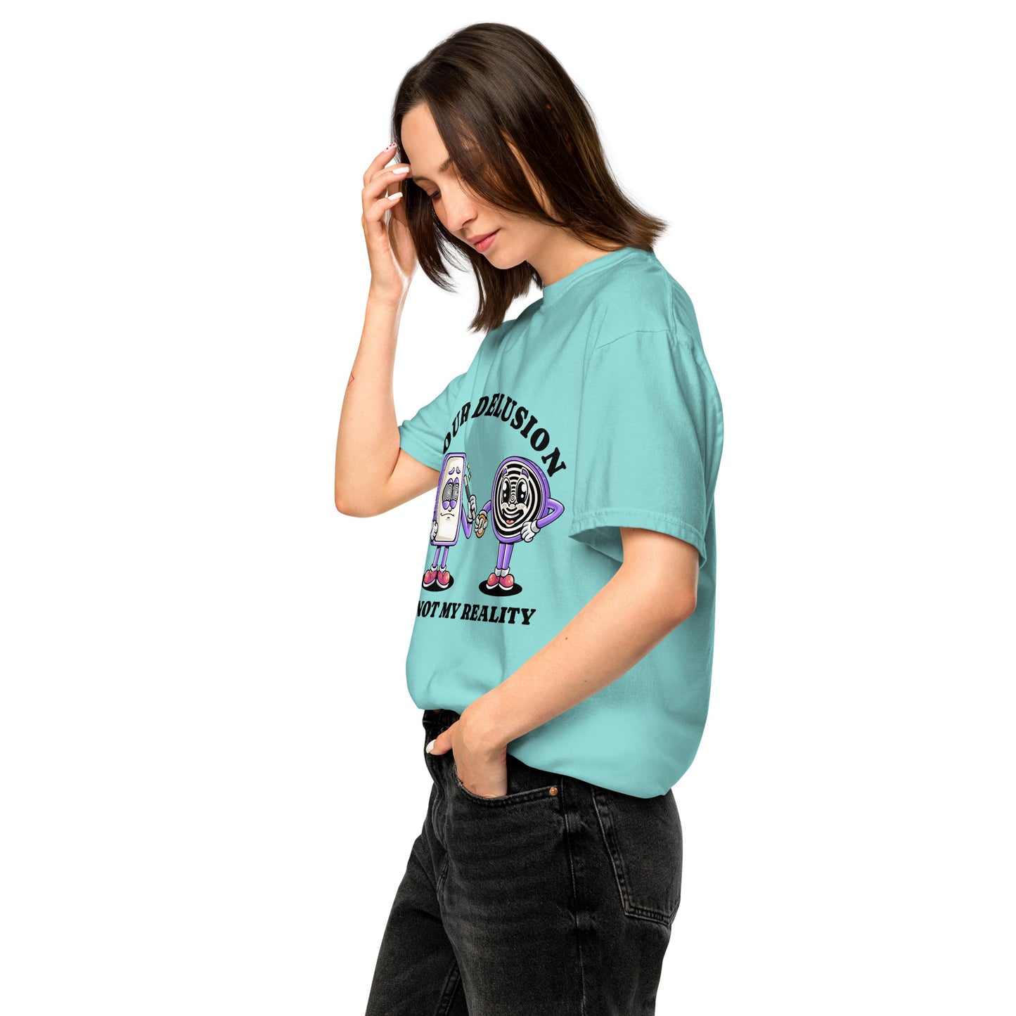 Unisex garment-dyed heavyweight t-shirt