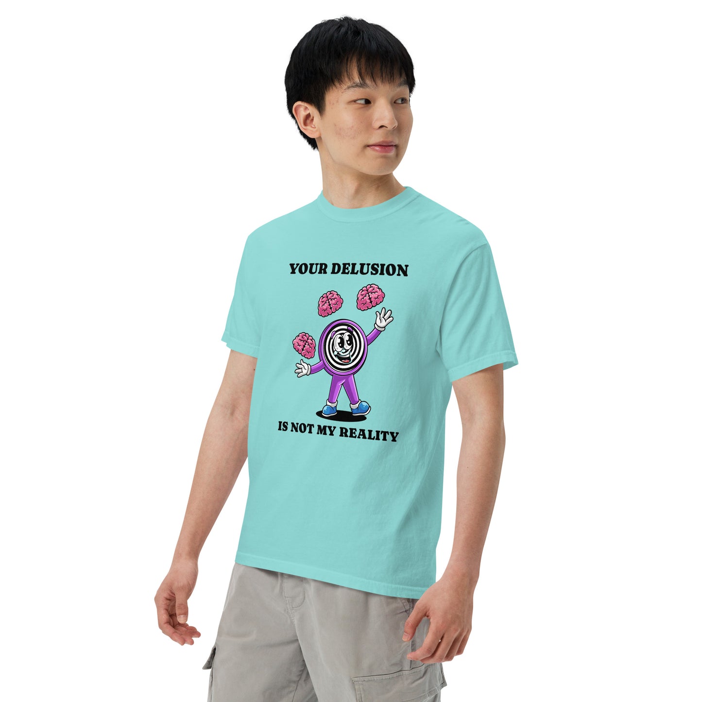 Unisex garment-dyed heavyweight t-shirt