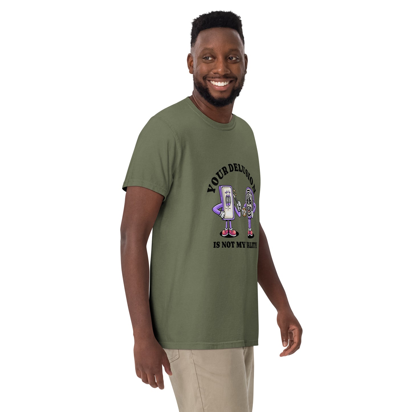 Unisex garment-dyed heavyweight t-shirt