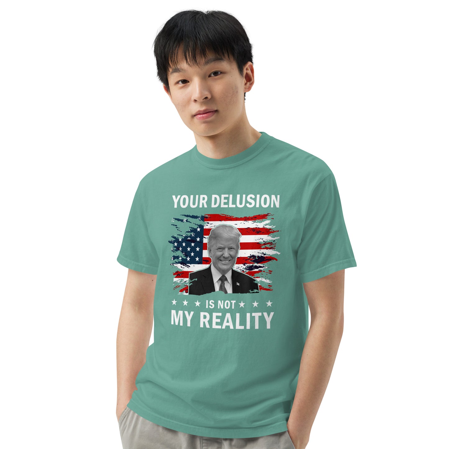 Unisex garment-dyed heavyweight t-shirt