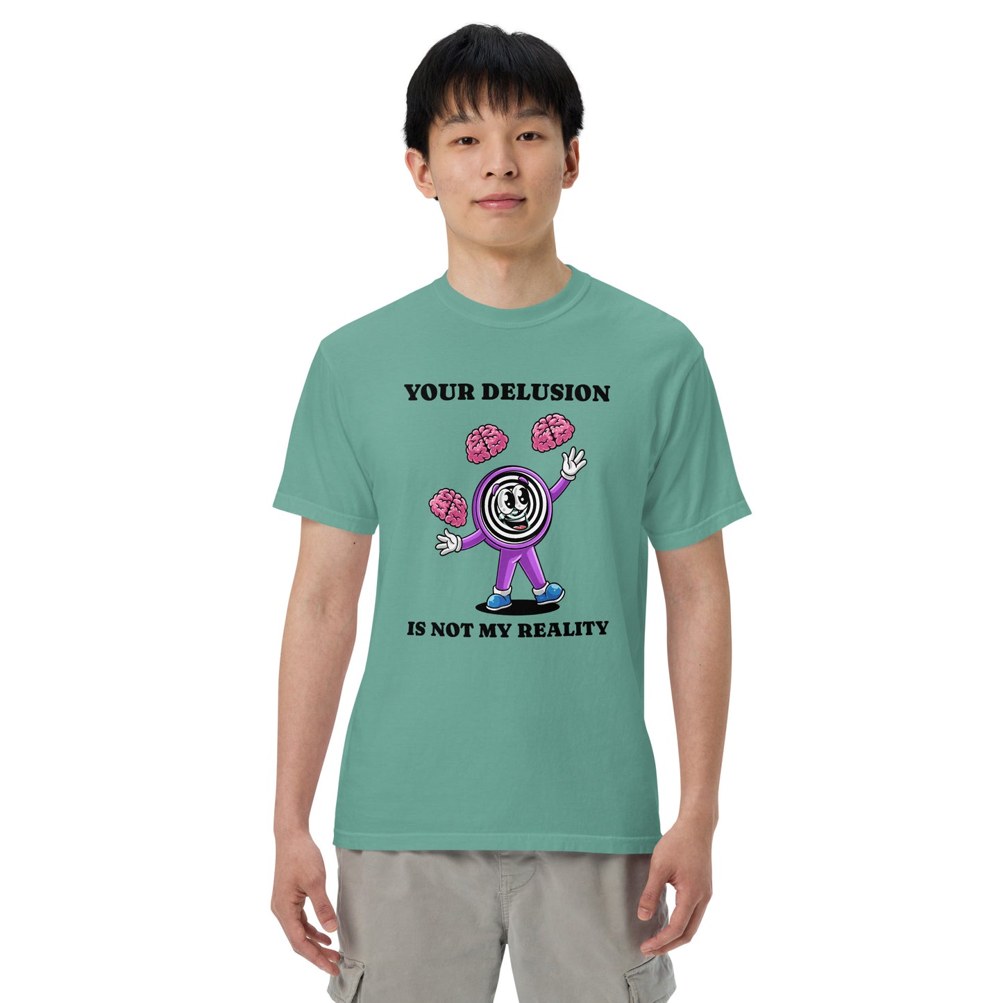 Unisex garment-dyed heavyweight t-shirt