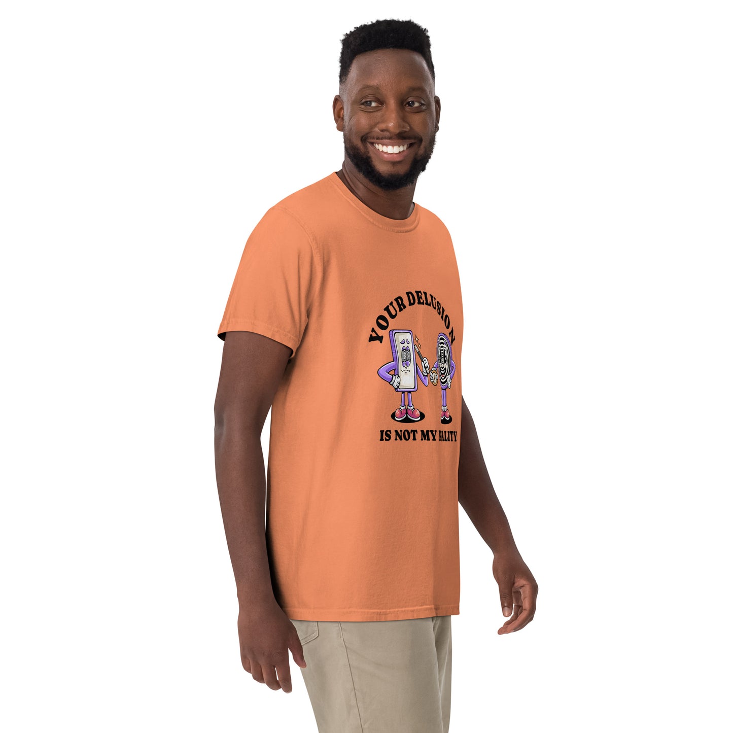 Unisex garment-dyed heavyweight t-shirt