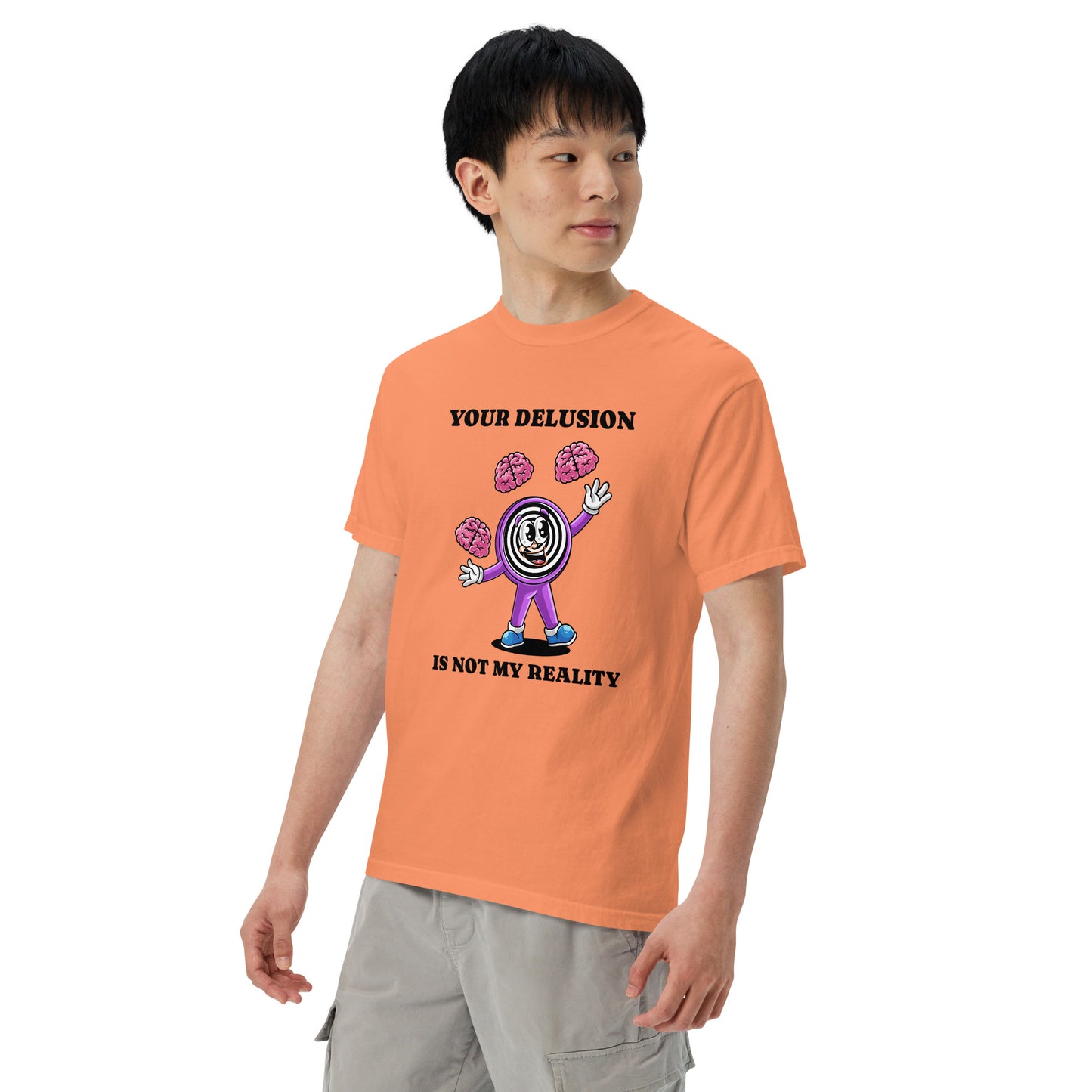 Unisex garment-dyed heavyweight t-shirt