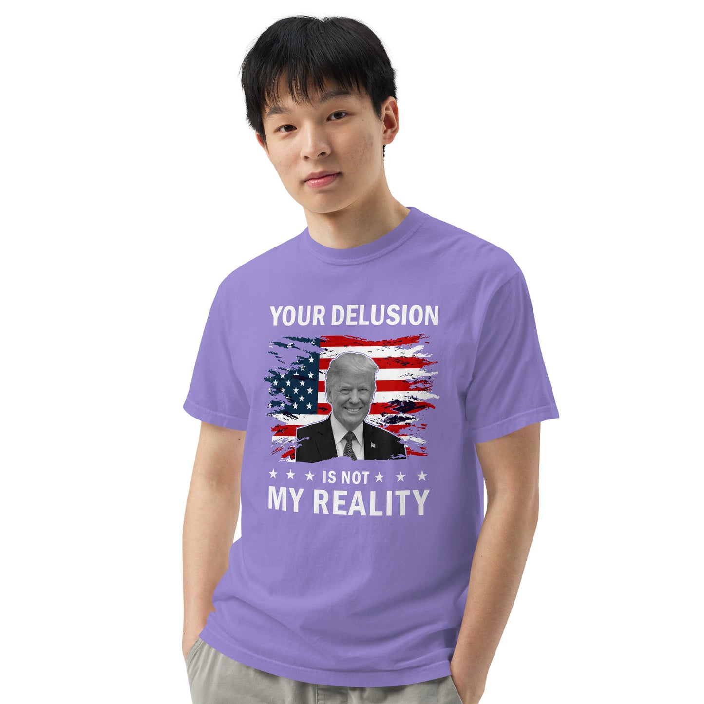 Unisex garment-dyed heavyweight t-shirt