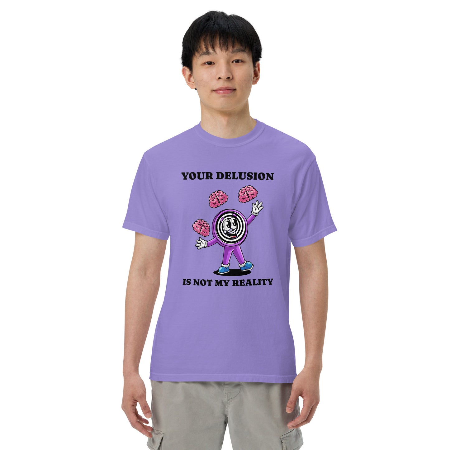 Unisex garment-dyed heavyweight t-shirt