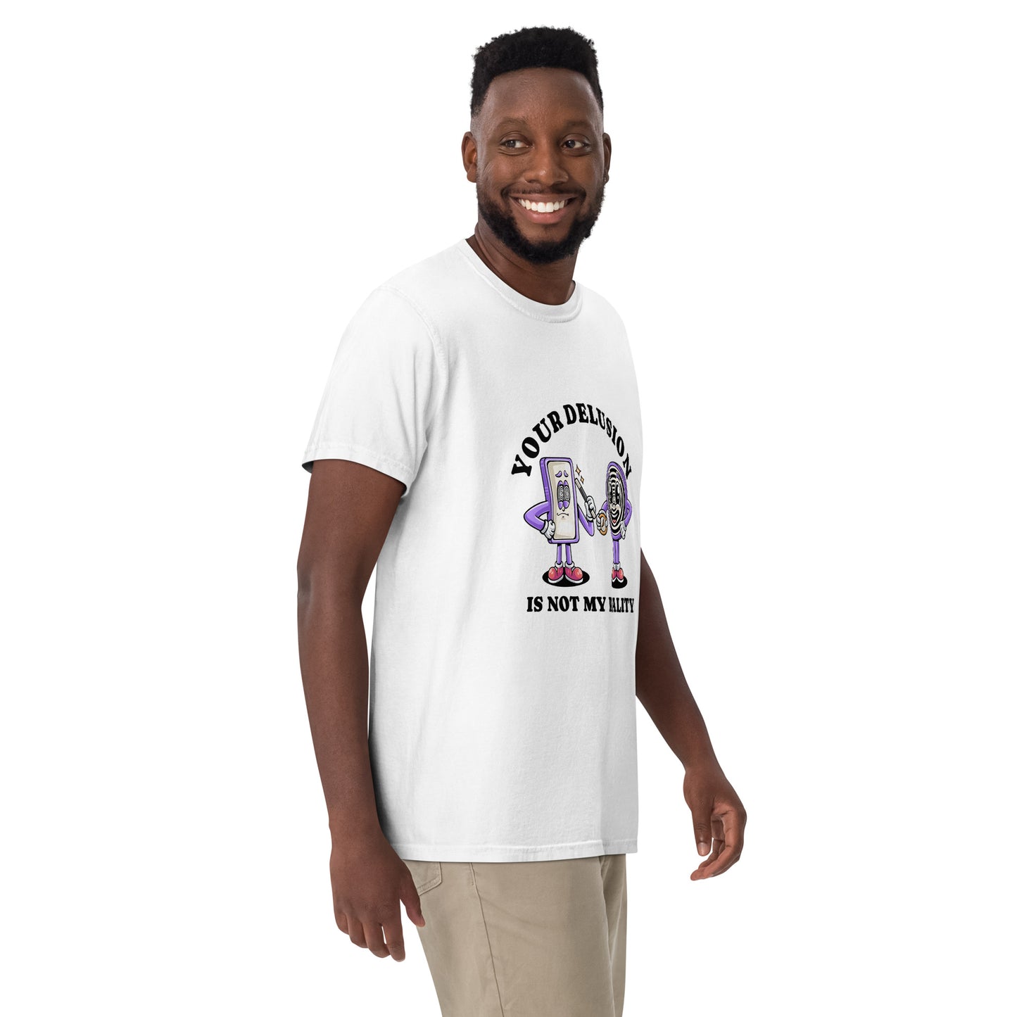 Unisex garment-dyed heavyweight t-shirt